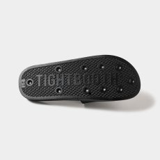 画像6: TIGHTBOOTH/BIG LABEL SLIDE SANDAL（Black）［ビッグラベルスライドサンダル-26夏］ (6)