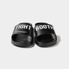 画像3: TIGHTBOOTH/BIG LABEL SLIDE SANDAL（Black）［ビッグラベルスライドサンダル-26夏］ (3)