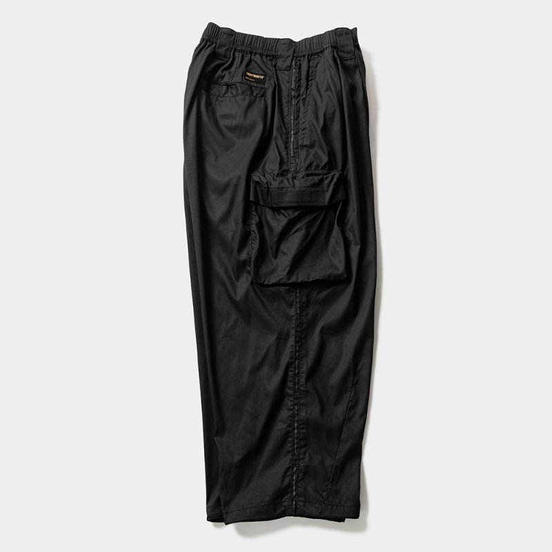 画像2: TIGHTBOOTH/STRIPE BAGGY CARGO PANTS（Black）［ストライプバギーカーゴパンツ-26夏］