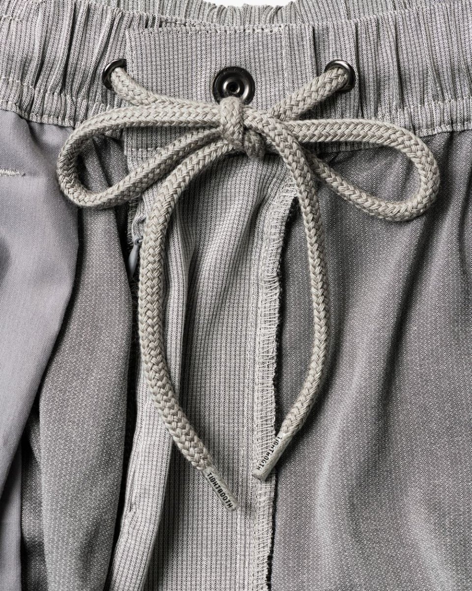 画像5: TIGHTBOOTH/STRIPE BAGGY CARGO PANTS（Gray）［ストライプバギーカーゴパンツ-26夏］ (5)