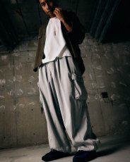 画像14: TIGHTBOOTH/STRIPE BAGGY CARGO PANTS（Gray）［ストライプバギーカーゴパンツ-26夏］ (14)