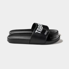 画像5: TIGHTBOOTH/BIG LABEL SLIDE SANDAL（Black）［ビッグラベルスライドサンダル-26夏］ (5)