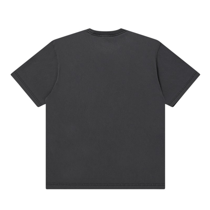 画像2: BlackEyePatch/HIBISCUS STRIPE OG LABEL TEE(WASHED BLACK)