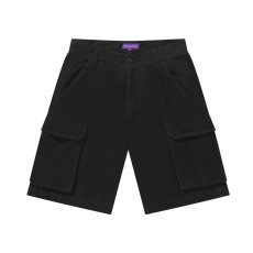 画像1: BlackEyePatch/OG LABEL WASHED CARGO BAGGY SHORTS（BLACK） (1)