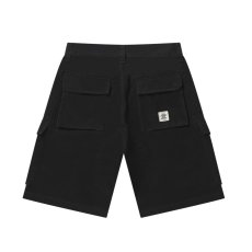 画像2: BlackEyePatch/OG LABEL WASHED CARGO BAGGY SHORTS（BLACK） (2)