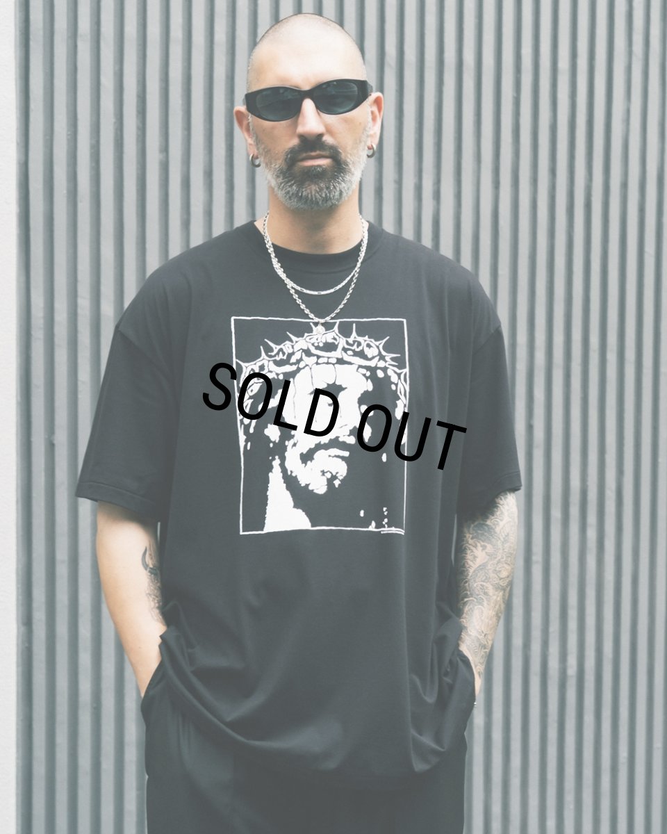 画像7: COOTIE PRODUCTIONS/Print S/S Tee - JESUS（Black）［プリントT-26秋冬］ (7)