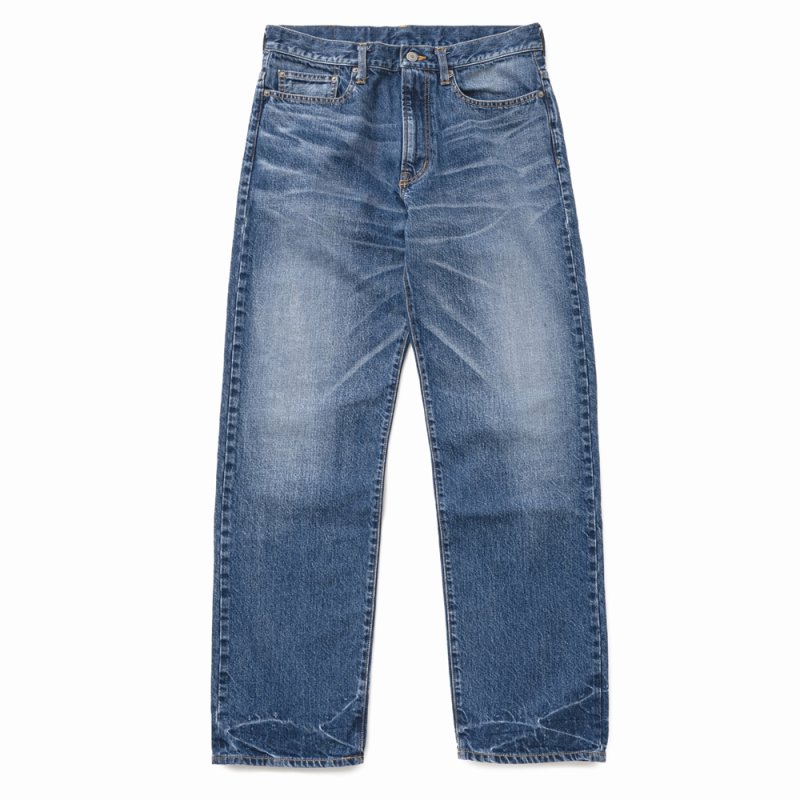 画像1: RATS/VINTAGE WASH DENIM PANTS（INDIGO）［ヴィンテージウォッシュデニムパンツ-26春夏］