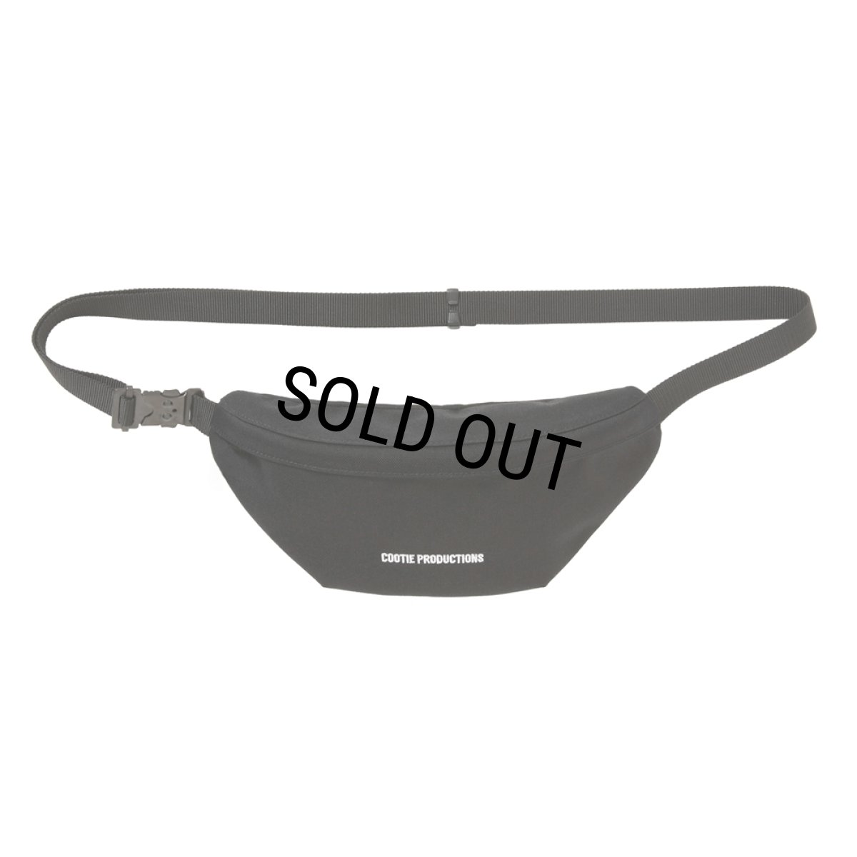 画像1: COOTIE PRODUCTIONS/Nylon Ox Waist Bag（Black）［ナイロンオックスウエストバッグ-26秋冬］ (1)
