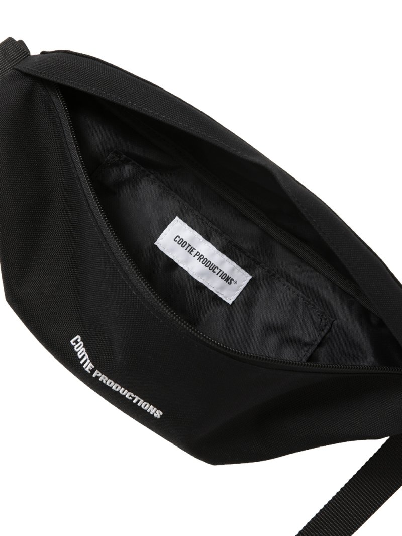 画像2: COOTIE PRODUCTIONS/Nylon Ox Waist Bag（Black）［ナイロンオックスウエストバッグ-26秋冬］