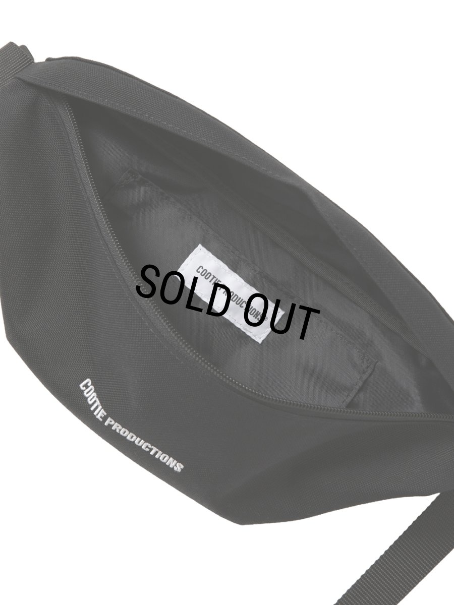 画像2: COOTIE PRODUCTIONS/Nylon Ox Waist Bag（Black）［ナイロンオックスウエストバッグ-26秋冬］ (2)