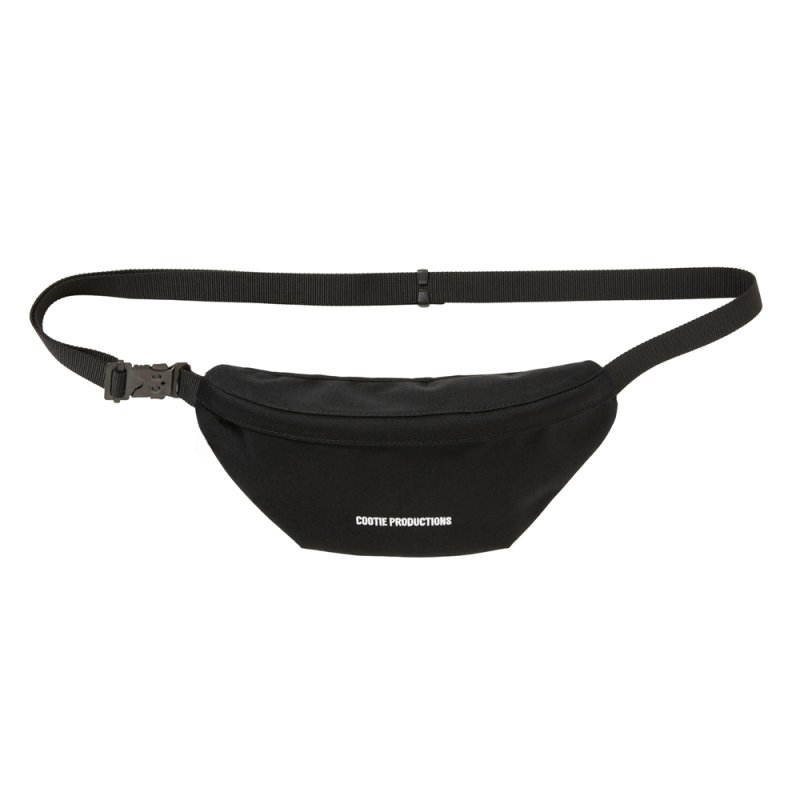 画像1: COOTIE PRODUCTIONS/Nylon Ox Waist Bag（Black）［ナイロンオックスウエストバッグ-26秋冬］
