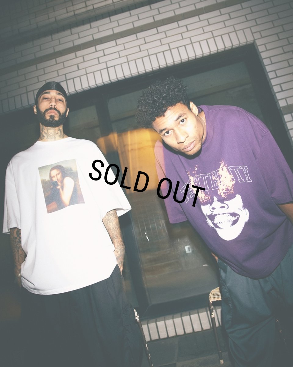 画像3: TIGHTBOOTH/BURNING S/S T-SHIRT（Purple）［バーニングT-26夏］ (3)