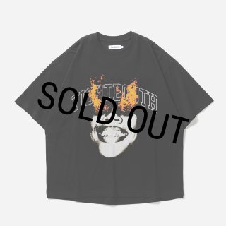 TIGHTBOOTH/BURNING S/S T-SHIRT（Black）［バーニングT-26夏］ - JONAS