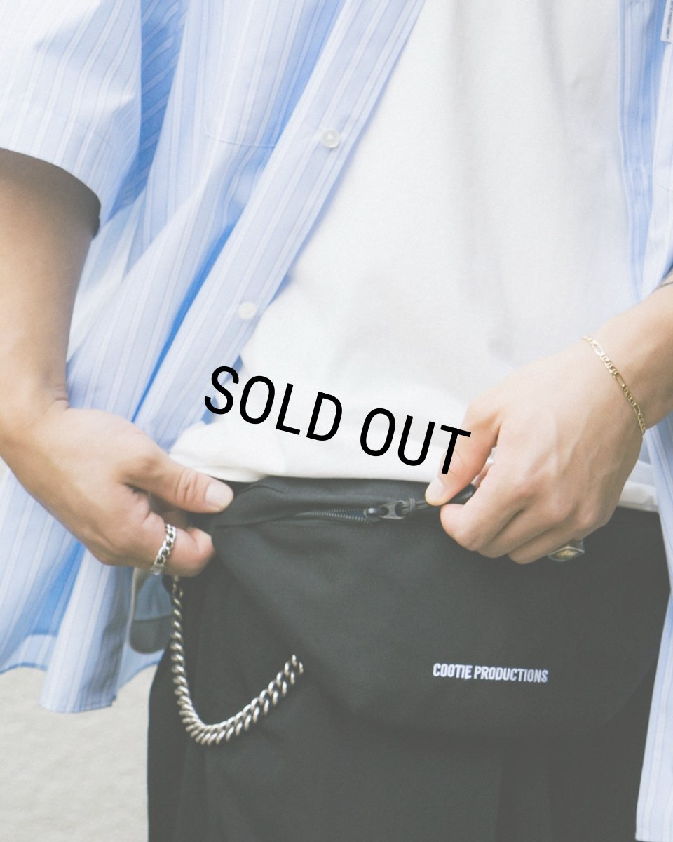 画像9: COOTIE PRODUCTIONS/Nylon Ox Waist Bag（Black）［ナイロンオックスウエストバッグ-26秋冬］ (9)