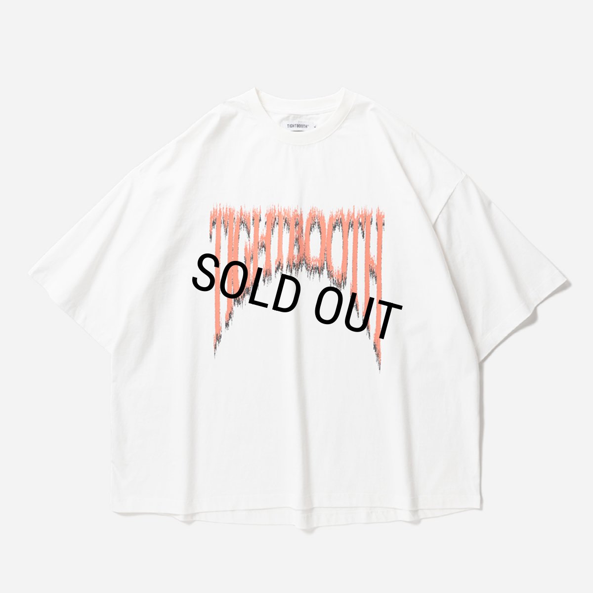 画像1: TIGHTBOOTH/JAGGED LOGO S/S T-SHIRT（White）［ジャッジドロゴT-26夏］ (1)