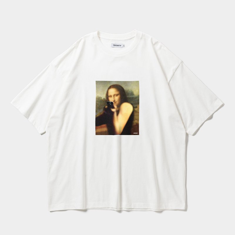 画像1: TIGHTBOOTH/MONALISA S/S T-SHIRT（White）［モナリザT-26夏］