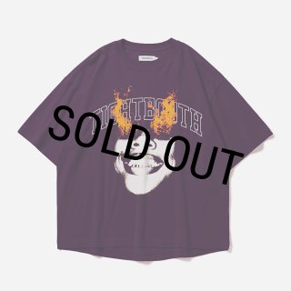 TIGHTBOOTH/BURNING S/S T-SHIRT（Purple）［バーニングT-26夏］ - JONAS