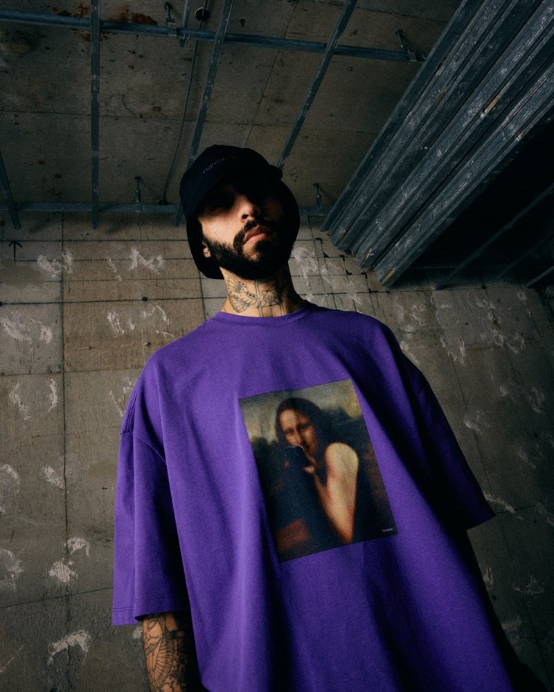 画像3: TIGHTBOOTH/MONALISA S/S T-SHIRT（Purple）［モナリザT-26夏］