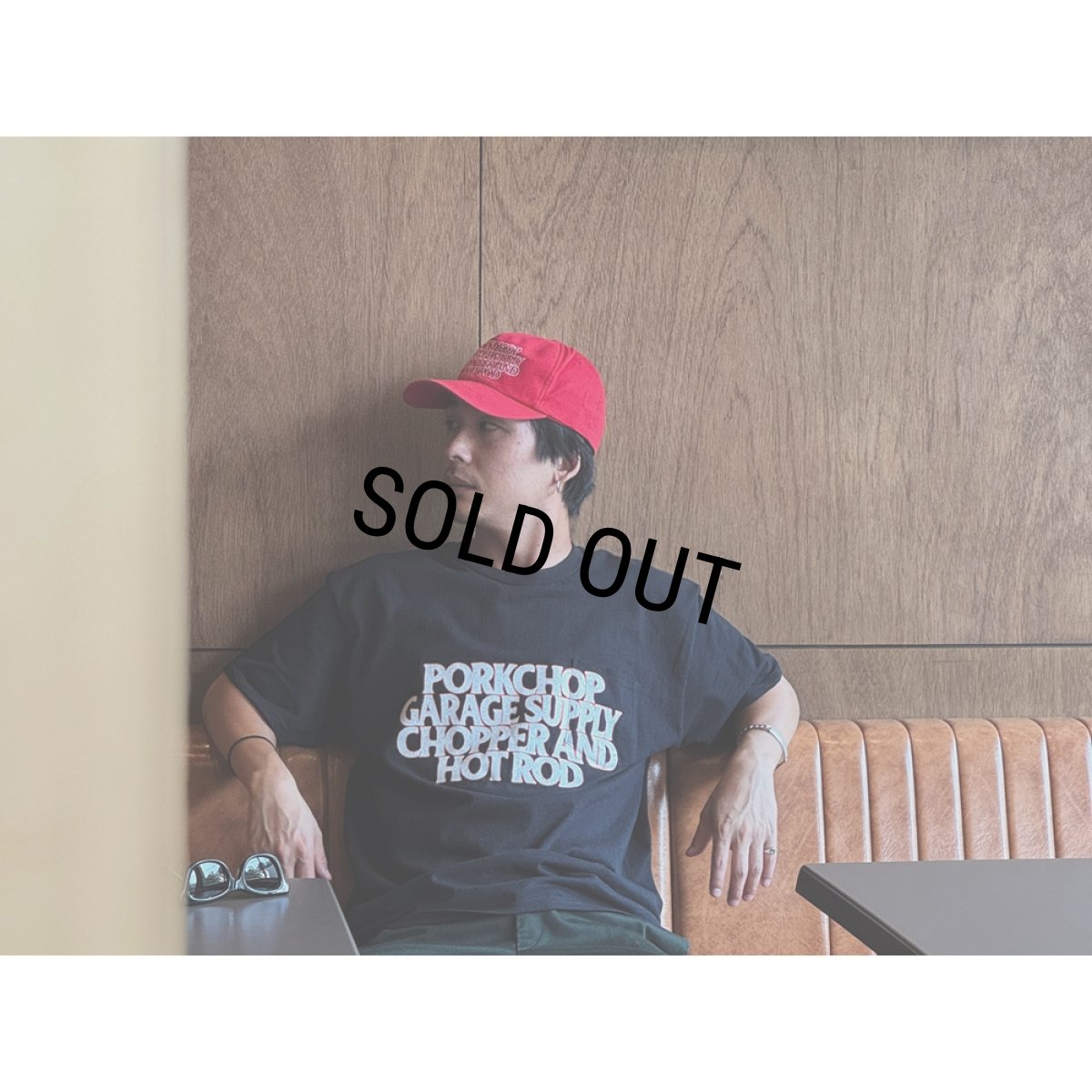 画像5: PORKCHOP/C&H LOGO COTTON CAP（RED）［C&Hロゴコットンキャップ-26春夏］ (5)