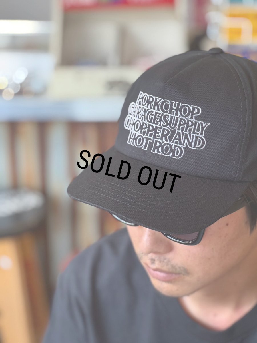 画像5: PORKCHOP/C&H LOGO COTTON CAP（BLACK）［C&Hロゴコットンキャップ-26春夏］ (5)