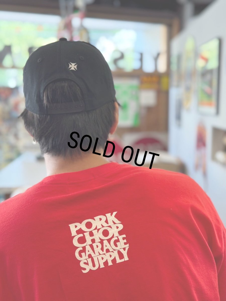 画像6: PORKCHOP/C&H LOGO COTTON CAP（BLACK）［C&Hロゴコットンキャップ-26春夏］ (6)