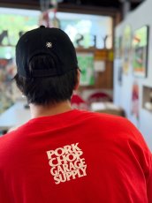 画像6: PORKCHOP/C&H LOGO COTTON CAP（BLACK）［C&Hロゴコットンキャップ-26春夏］ (6)