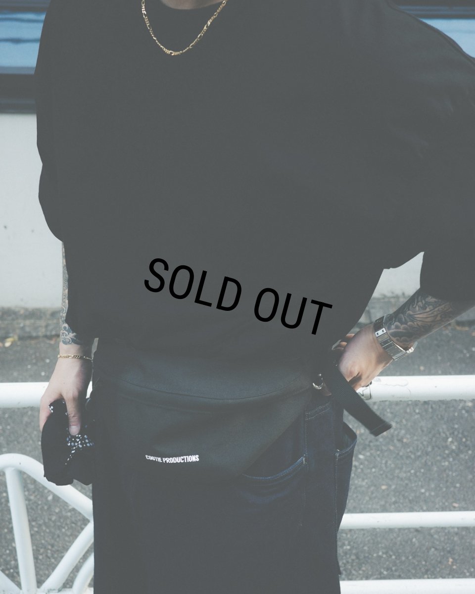 画像6: COOTIE PRODUCTIONS/Nylon Ox Waist Bag（Black）［ナイロンオックスウエストバッグ-26秋冬］ (6)