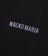 画像2: WACKO MARIA/WASHED HEAVY WEIGHT T-SHIRT（BLACK）［刺繍T-26秋冬］ (2)