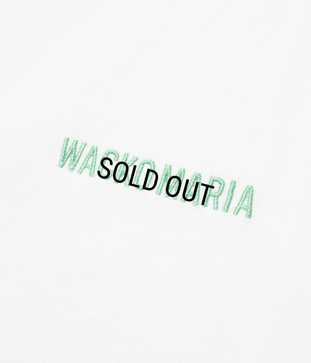 画像2: WACKO MARIA/WASHED HEAVY WEIGHT T-SHIRT（WHITE）［刺繍T-26秋冬］ (2)