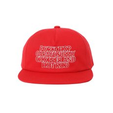 画像1: PORKCHOP/C&H LOGO COTTON CAP（RED）［C&Hロゴコットンキャップ-26春夏］ (1)