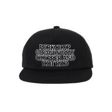 画像1: PORKCHOP/C&H LOGO COTTON CAP（BLACK）［C&Hロゴコットンキャップ-26春夏］ (1)
