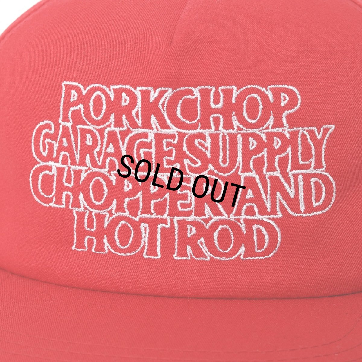 画像3: PORKCHOP/C&H LOGO COTTON CAP（RED）［C&Hロゴコットンキャップ-26春夏］ (3)
