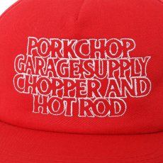 画像3: PORKCHOP/C&H LOGO COTTON CAP（RED）［C&Hロゴコットンキャップ-26春夏］ (3)