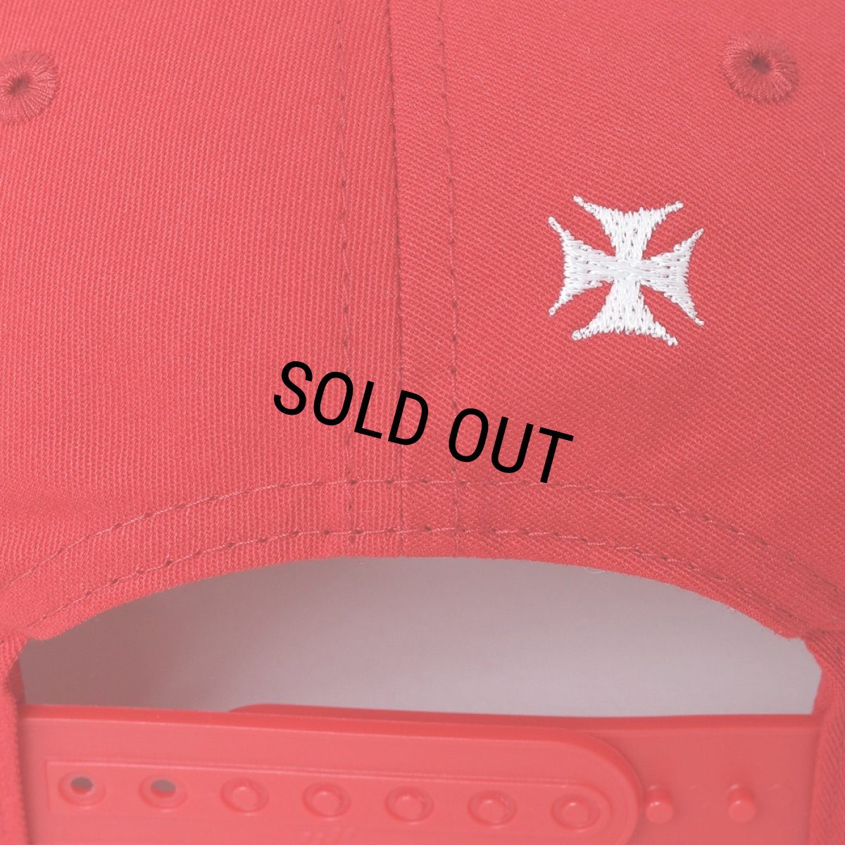 画像4: PORKCHOP/C&H LOGO COTTON CAP（RED）［C&Hロゴコットンキャップ-26春夏］ (4)