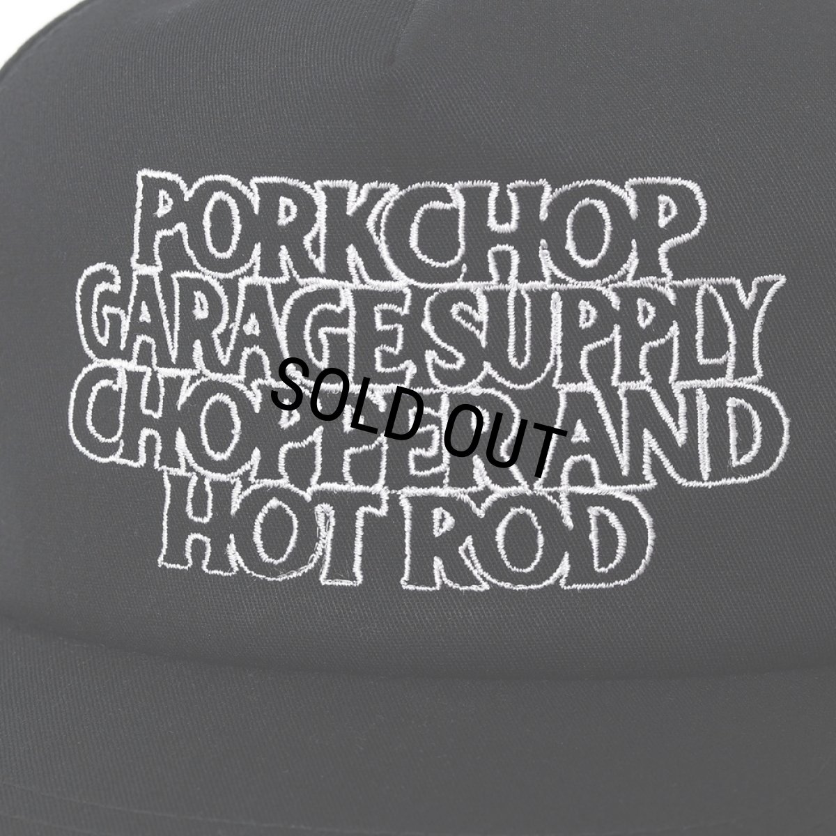 画像3: PORKCHOP/C&H LOGO COTTON CAP（BLACK）［C&Hロゴコットンキャップ-26春夏］ (3)