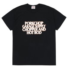 画像1: PORKCHOP/C&H LOGO POCKET TEE（BLACK）［C&HロゴポケT-26春夏］ (1)