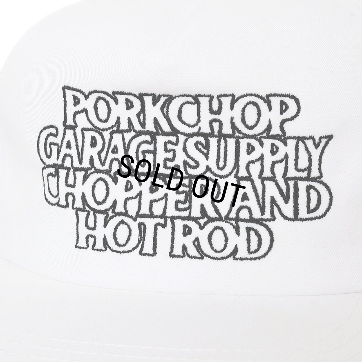 画像3: PORKCHOP/C&H LOGO COTTON CAP（WHITE）［C&Hロゴコットンキャップ-26春夏］ (3)
