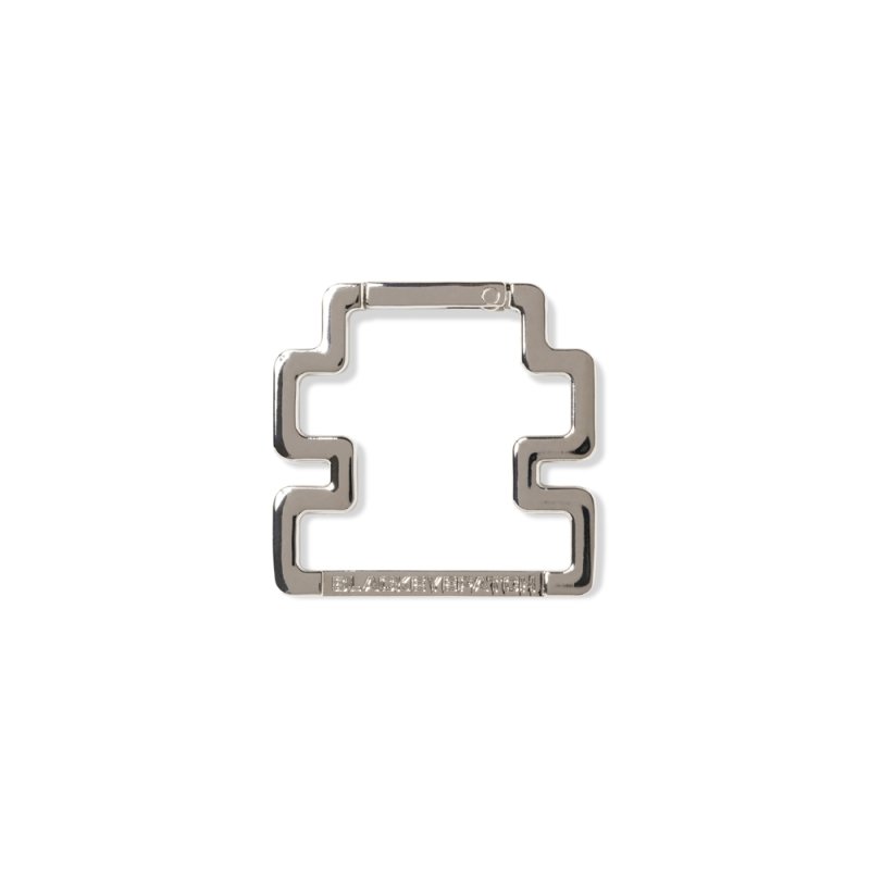 画像1: BlackEyePatch/OG LABEL SHAPED CARABINER（SILVER）