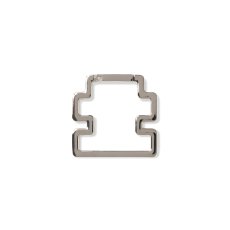 画像2: BlackEyePatch/OG LABEL SHAPED CARABINER（SILVER） (2)
