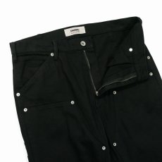 画像4: DAIRIKU/"Flare" Vintage Wash Painter Chino Pants（Black）［"フレア"ヴィンテージウォッシュペインターチノパン-26秋冬］ (4)