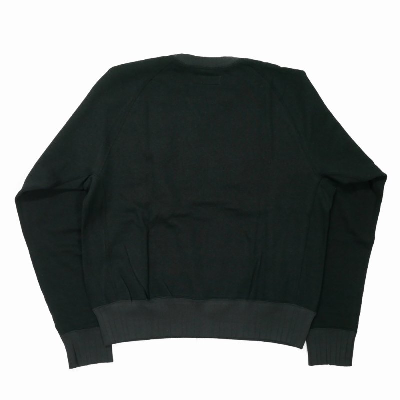 画像2: DAIRIKU/"Odd Hotel" Silk-Cotton Sweater（Black）［クルーネックスウェット-26秋冬］