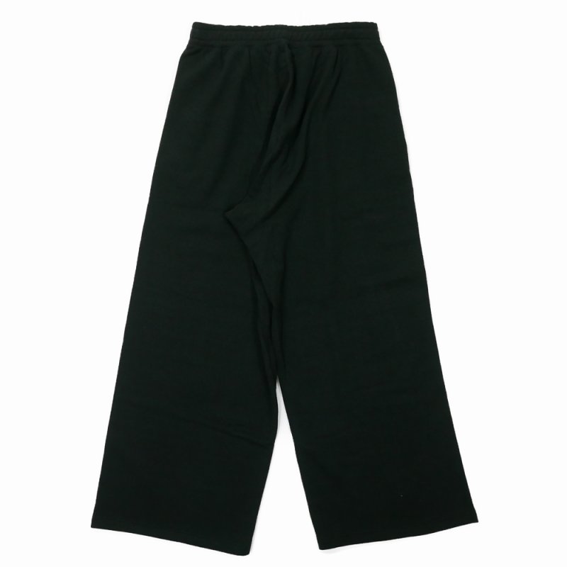 画像2: DAIRIKU/Silk-Cotton Wide Sweater Pants（Black）［ワイドスウェットパンツ-26秋冬］