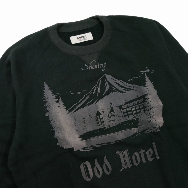 画像3: DAIRIKU/"Odd Hotel" Silk-Cotton Sweater（Black）［クルーネックスウェット-26秋冬］