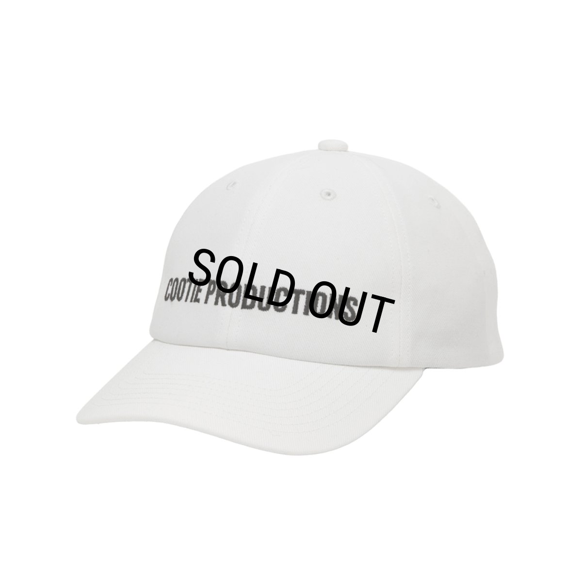 画像2: COOTIE PRODUCTIONS/Cotton Serge 6 Panel Cap（Off White）［コットンサージ6パネルキャップ-26秋冬］ (2)