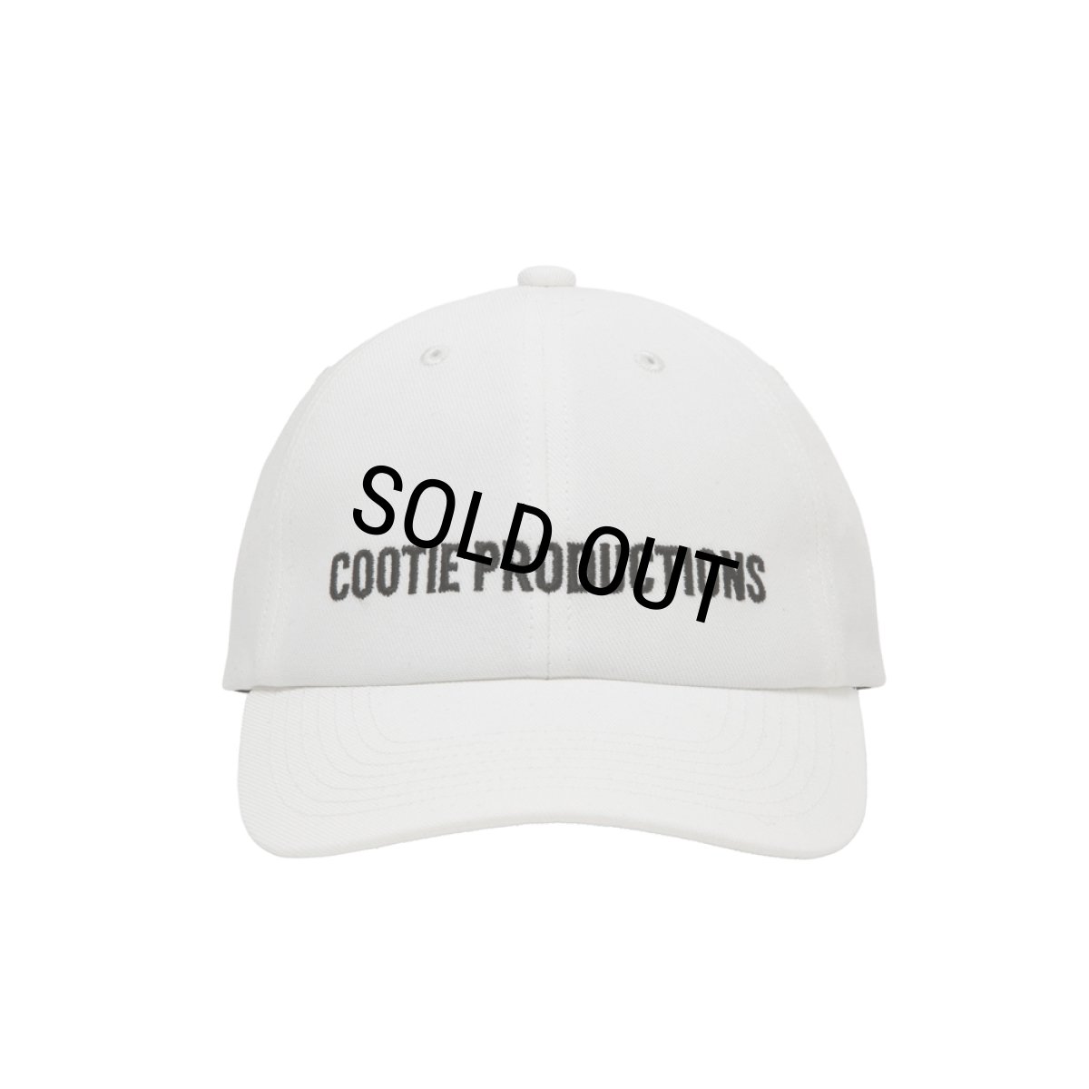 画像1: COOTIE PRODUCTIONS/Cotton Serge 6 Panel Cap（Off White）［コットンサージ6パネルキャップ-26秋冬］ (1)