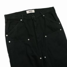 画像3: DAIRIKU/"Flare" Vintage Wash Painter Chino Pants（Black）［"フレア"ヴィンテージウォッシュペインターチノパン-26秋冬］ (3)