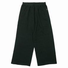 画像1: DAIRIKU/Silk-Cotton Wide Sweater Pants（Black）［ワイドスウェットパンツ-26秋冬］ (1)