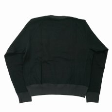 画像2: DAIRIKU/"Odd Hotel" Silk-Cotton Sweater（Black）［クルーネックスウェット-26秋冬］ (2)