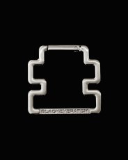 画像3: BlackEyePatch/OG LABEL SHAPED CARABINER（SILVER） (3)