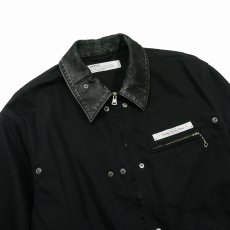 画像5: DAIRIKU/"Dairiku Work Wear" Vintage Wash Jacket（Black）［ヴィンテージウォッシュJKT-26秋冬］ (5)